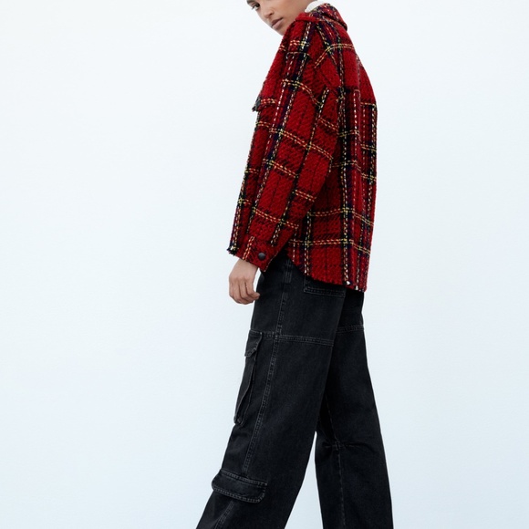 ZARA Textured Jacket - Picture 6 of 7